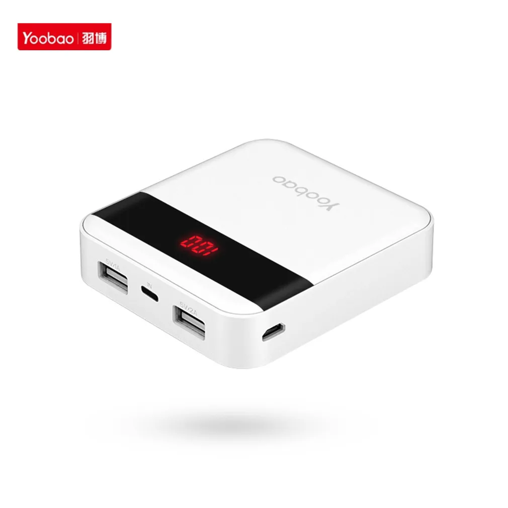 bilder für Yoobao 10000 mAh S10-1 Energienbank LCD Digital Portable Mobilen Dual USB Outport Externe Unterstützungsbatterie Dual Input Für Ipad handys bilder für Yoobao 10000 mAh S10-1 Energienbank LCD Digital Portable Mobilen Dual USB Outport Externe Unterstützungsbatterie Dual Input Für Ipad handys
