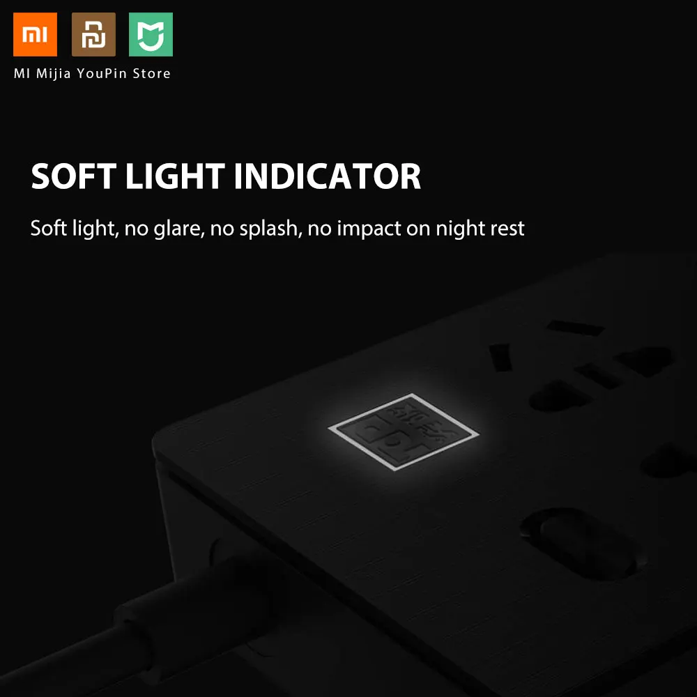 Xiaomi Youpin 6 портов/USB Беспроводная розетка конвертер патч-панель защита от перегрузки 750 огнестойкий умный дом