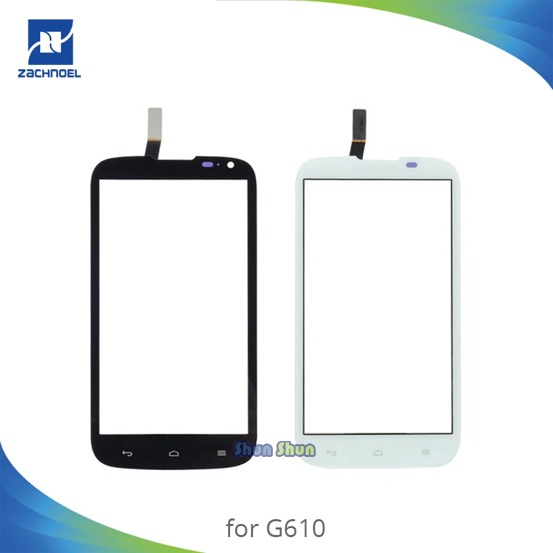 

5.0'' Screen Replacement for Huawei Ascend g610 G610-U20 Touch Screen Digitizer Sensor Front Glass Lens Panel Black White