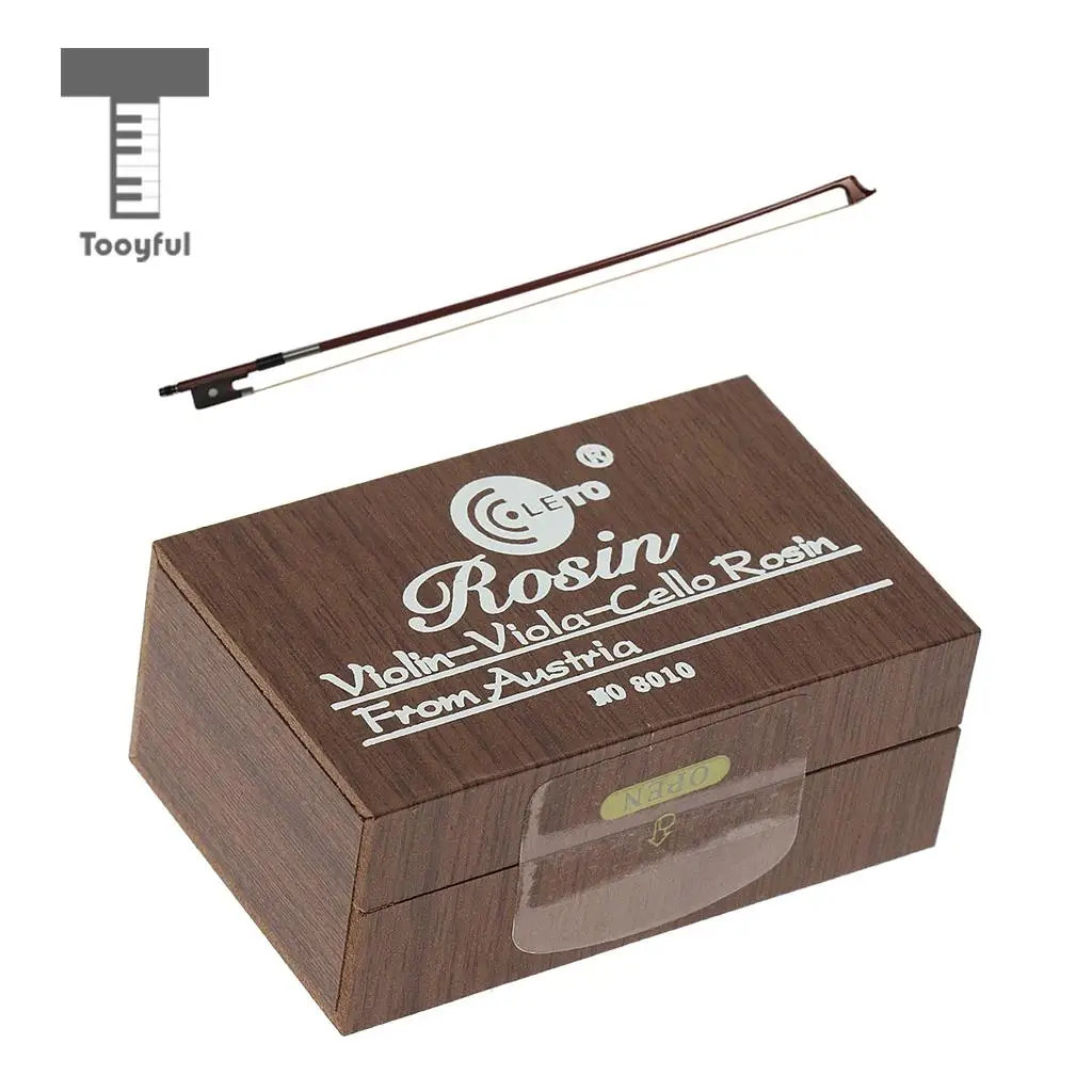 Brazilwood Cello Bow Horsehair 4/4 Size + Violin Fiddle Cello Erhu Rosin