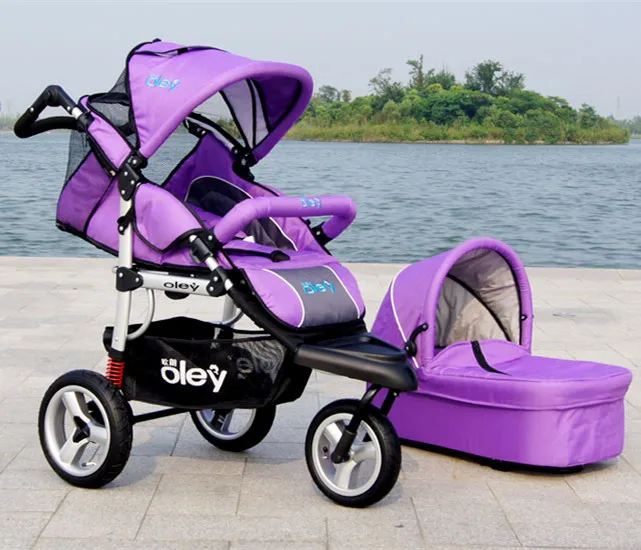 purple stroller for girl