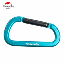 

Naturehike 8cm D type multi-purpose buckle Aluminum Carabiner Mountaineering Buckle keychain Hiking Climbing Snap Hook
