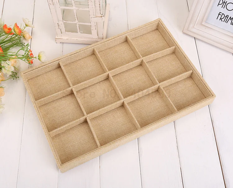 Linen Jewelry accessory Display Tray with competitive pricein Jewelry