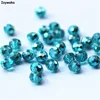Isywaka a couru la couleur bleue du lac 4*6mm Rondelle de 50pcs autriche perle de verre en cristal à facettes perle d'espacement en vrac pour la fabrication de bijoux ► Photo 1/5