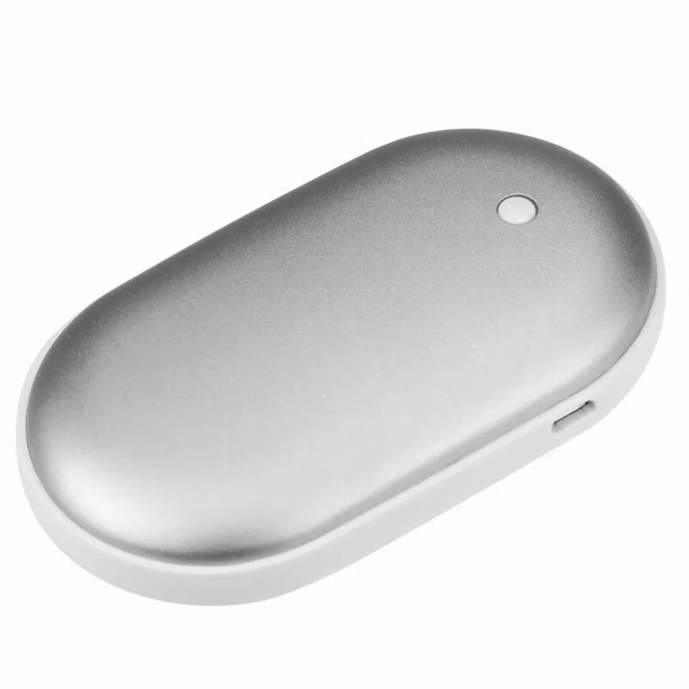 

5200mAh USB Rechargeable Hand Warmer 2hour Quick Charge Up To 10hours Heat Daylong Warm Cold weather essential