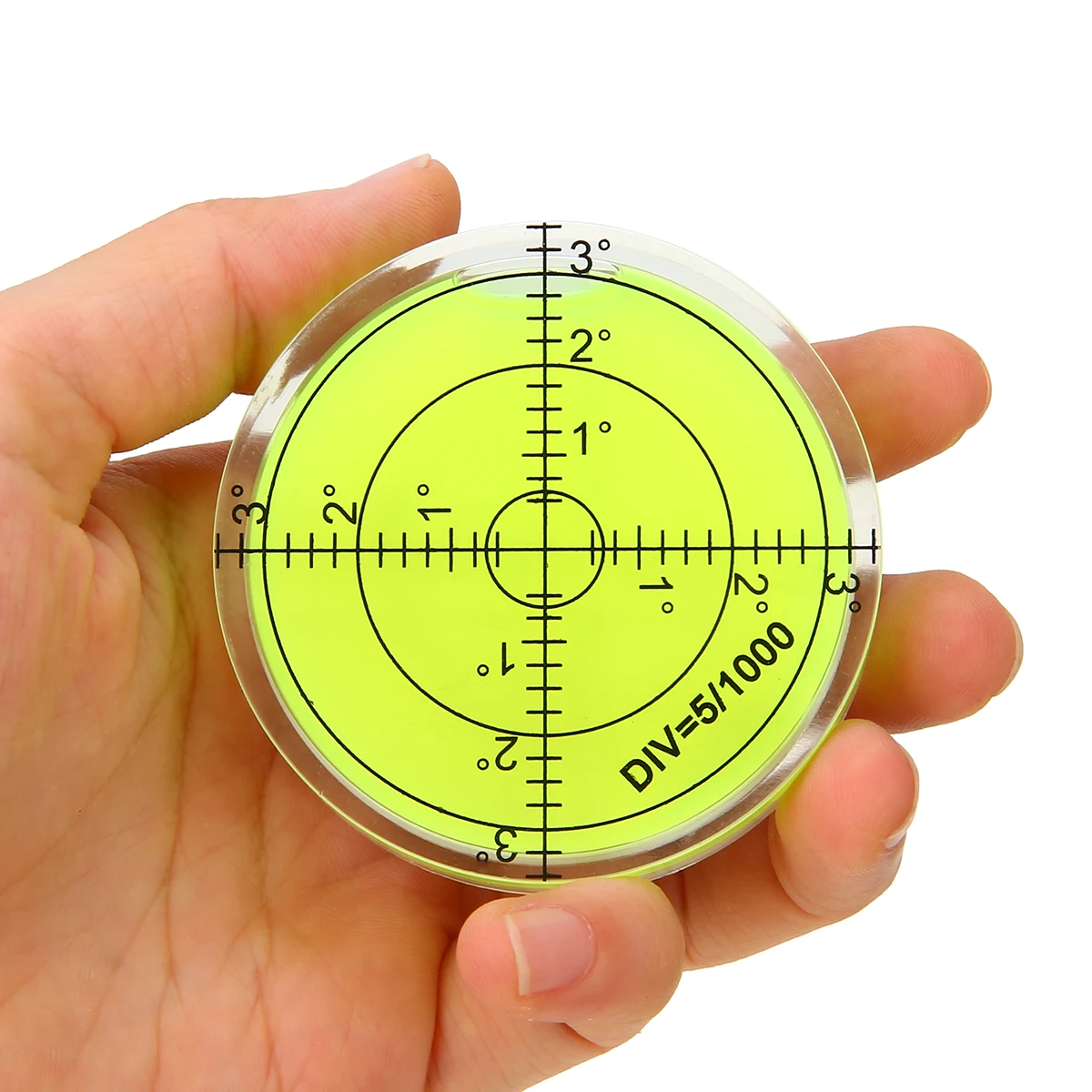 60x12mm Turnable Round Spirit Level Mini Bubble Spirit Level Measuring Tool for Level Measurement Instrument