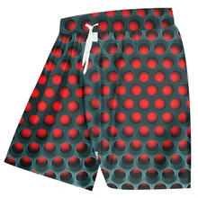 Новинка 3d геометрические мужские шорты летние пляжные шорты Homme Harajuku больших размеров 6XL Фитнес Короткие брюки на заказ