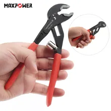 Maxpower 1 шт., 10 дюймов, плоскогубцы для водяного насоса, быстросъемные водопроводные плоскогубцы, прямая челюсть, пазовое соединение, плоскогубцы, водопроводный ключ, универсальный, B4