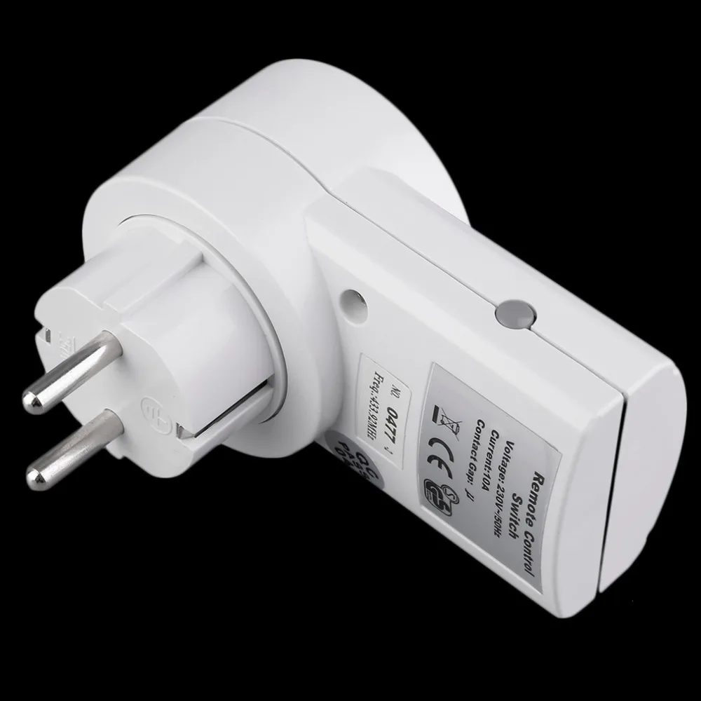 

Wireless Remote Control Home House Power Outlet Light Switch Socket 1 Remote EU Plug DC 12V