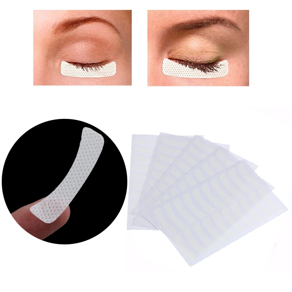 

100Pcs Useful Eye Eyelash Extension Fabrics Pads Stickers Patches Adhesive Eyelashes Tape Makeup Beauty Tool