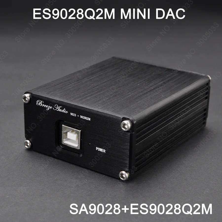 

ES9028Q2M ES9028 Hi-Fi DAC SA9023 24bit Mini USB DAC Sound Card AD823 Opamp W/ 3.5mm Headphone Output,Successor Of ES9018K2M