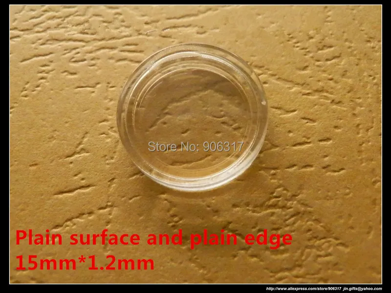 

Lot of 100pcs 1 Gram .999 Fine Silver Gold Coin Round Holders/cases 15mm