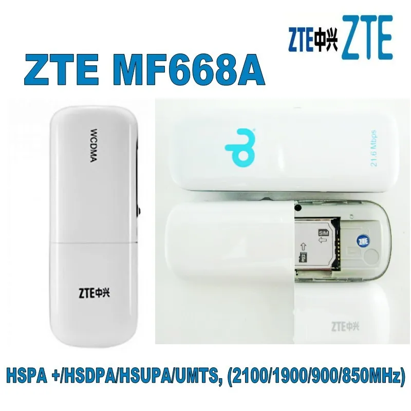 ZTE MF668A 3g оригинальная беспроводная Интернет карта 3G USB модем и ключ данных 21 Мбит/с