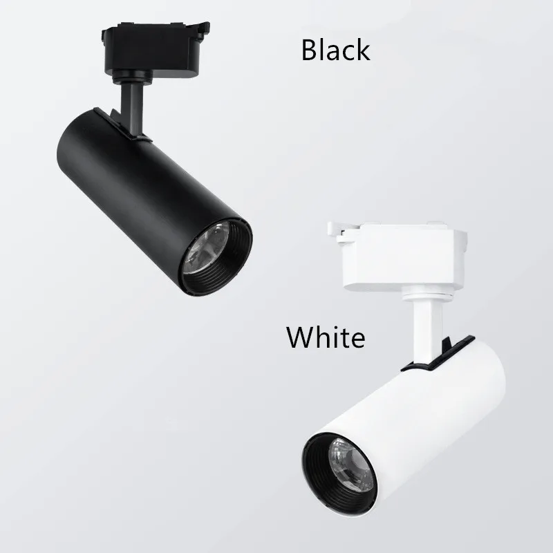 

LED Track Light COB 10W20w30w Surface Mounted Rail Light Clothing Store Interior Lighting Decorative Lighting black White