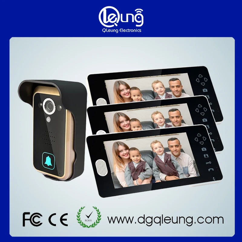 bilder für Schnelle Express 7 zoll TFT 3 Überwacht Home Wireless Video-türsprechanlage türklingel Intercom System Auto nehmen bilder IR Kamera bilder für Schnelle Express 7 zoll TFT 3 Überwacht Home Wireless Video-türsprechanlage türklingel Intercom System Auto nehmen bilder IR Kamera