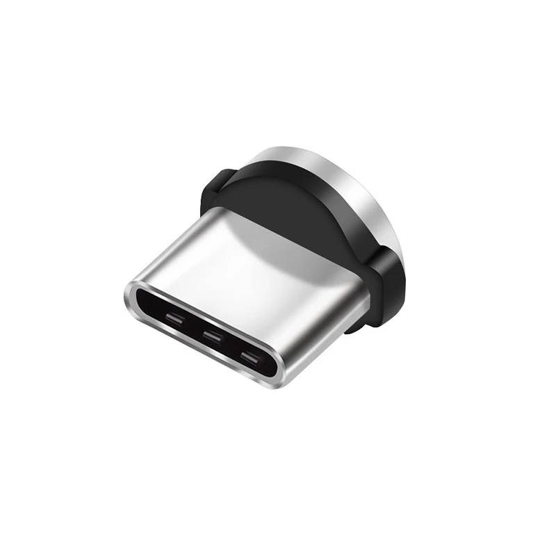 Acgicea 90 градусов светодиодный магнитный кабель Micro usb type C Быстрая зарядка Micro usb type-C магнитное зарядное устройство для iPhone XR X xiaomi USB-C - Цвет: Only Plug
