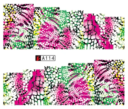 Смешанные 48 дизайнов, наклейки для ногтей, сексуальные, милые, красочные, полные наклейки, сделай сам, переводная вода, полировка фольгой, маникюр, A097-144