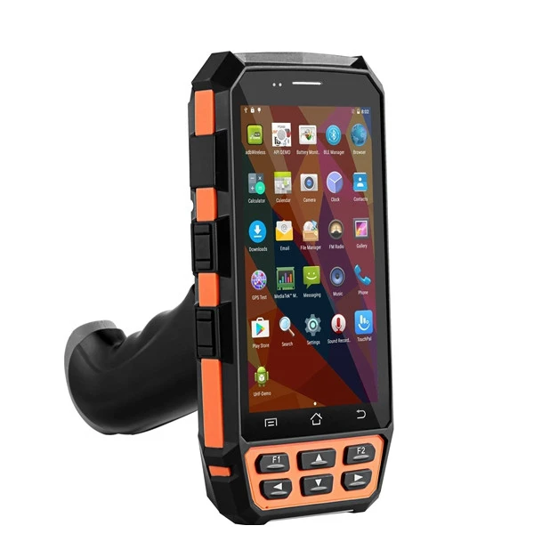 5 Inch Touch Screen Handheld Terminal 4G PDA Barcode Scanner For Andriod 7 0 Quad Core