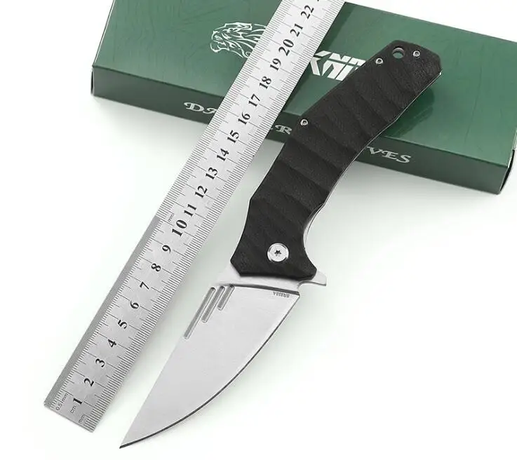 

LLxxmm Stainless Steel Blade G10 Handle Camping Tactical Survival Folding Knife Outdoor hunting EDC Multi Tool pocket knives