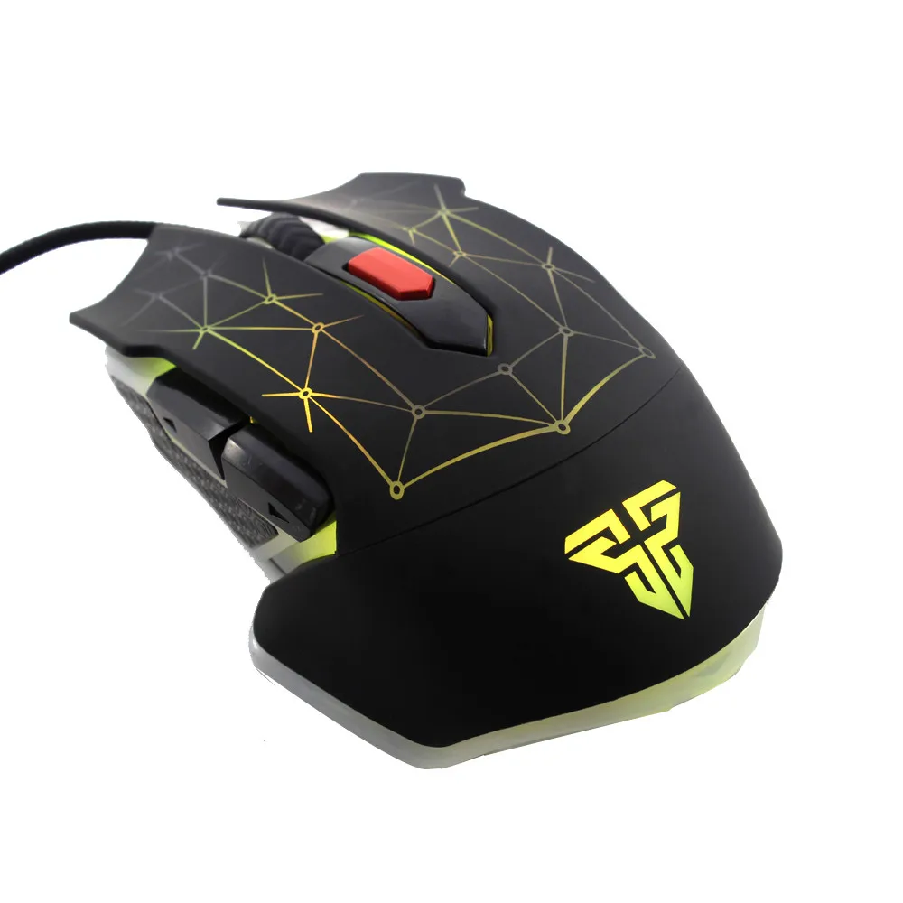 

VOBERRY 2019 new fashion cool high quality sensitive 6 button USB cable professional gaming mouse macro RGB mouse hot sale