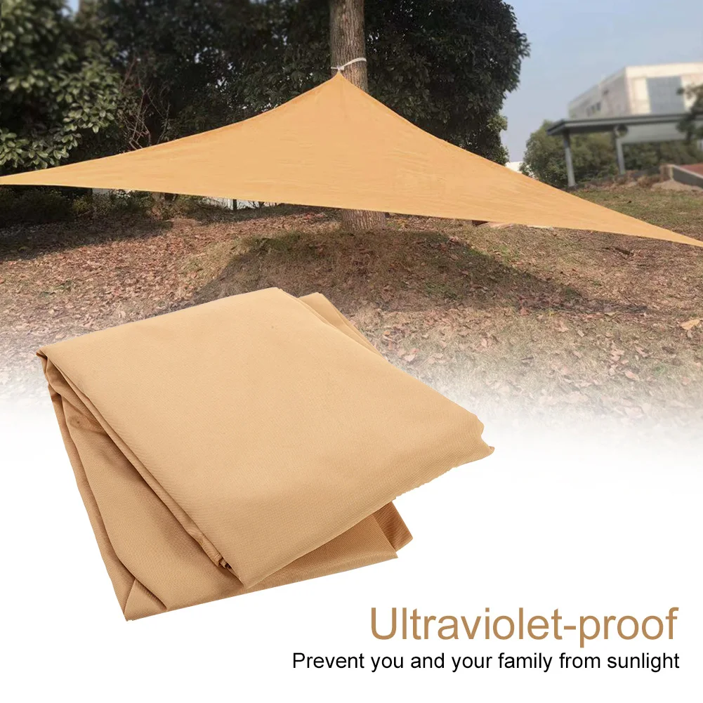 Waterproof Sun Shelter Triangle Sunshade Protection Outdoor Canopy