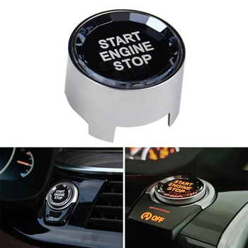 

Car Start Engine Button Cover Crystal Style One-Key Start Stop Switch Button Cover for BMW X1X2 X3 X4 X5 X6 X7