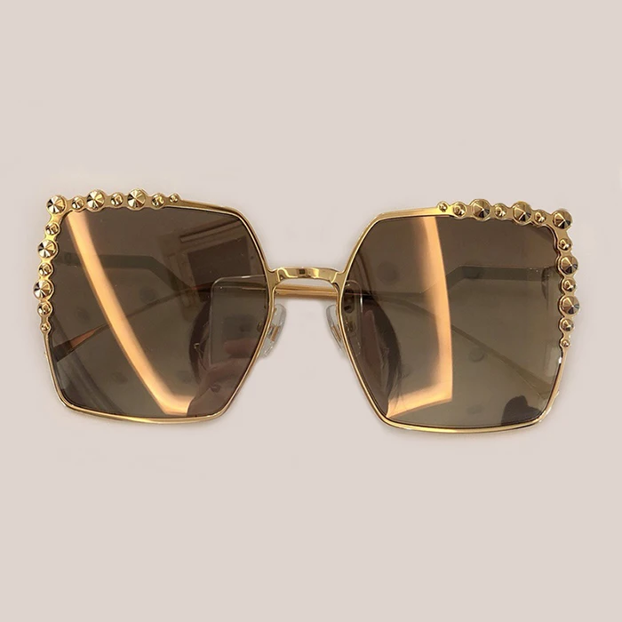 2 2019 Oculos no Designer Box no Qualität Hohe 1 De Marke Luxus Feminino Mode 3 4 No Mit Legierung Quadrat 5 Sonnenbrille Sol Frauen no Rahmen no Brillen 8Ixqwx7F1