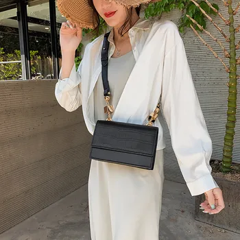 

Messenger Bag 2019 New Fashion Summer Women's Fashion Wild Solid Elegant Print Single Shoulder Messenger Bags