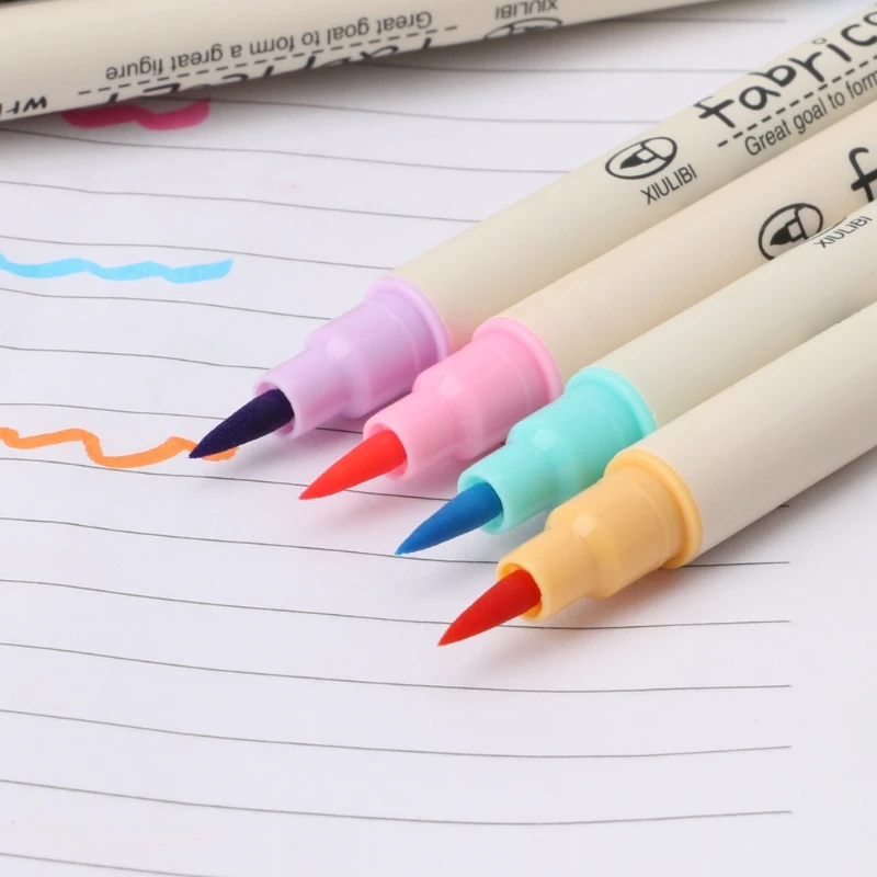 1 шт. 10 цветов Акварельная маркерная ручка мягкая кисть каллиграфия эскиз рисунок живопись Высокое качество