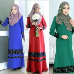 Новый Jilbabs и Абаи s кафтан арабских одежды Абаи Турции на Ближнем Востоке мусульманских женское платье Модные Большой Размеры