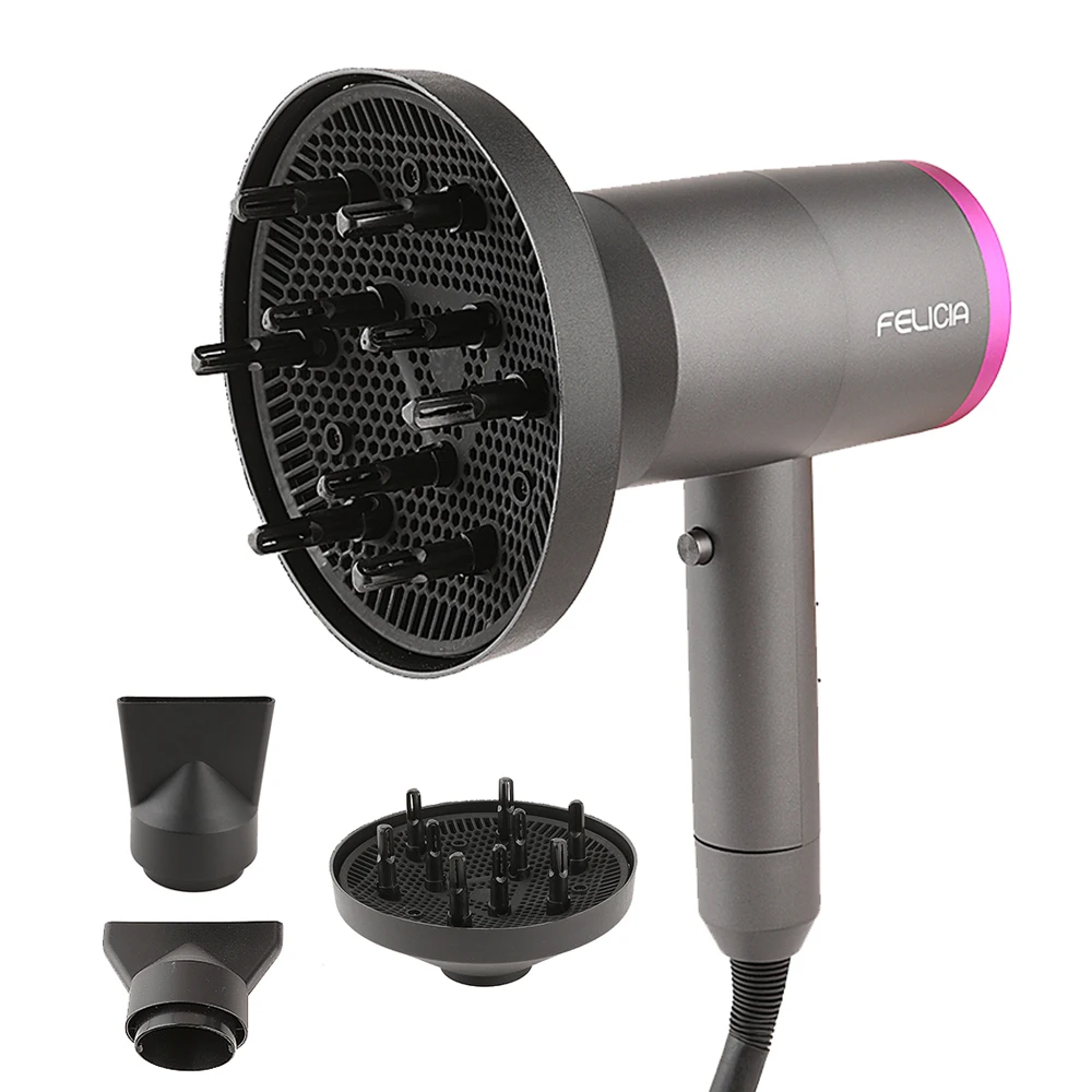 

2000W Professional Hair Dryer 2 in 1 Blow Dryer Negative Ionic Hair Dryers Negative Ionic Hair Blow Dryer Salon Hair Iron