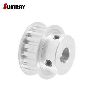 

SUMRAY Keyway Timing Pulley XL 18T 8/10/12/12.7mm bore keyway diameter 3/4/5mm 11mm width Tooth Belt Pulley for CNC Machine