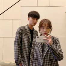 Осенняя новая Корейская версия для ночного клуба, одежда для влюбленных, темперамент, дикая пара, повседневный костюм