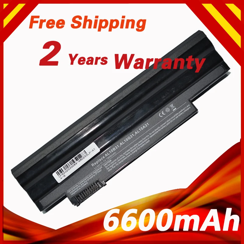 Аккумулятор для ноутбука AL10B31 AL10G31 Acer Aspire One aod256e AOD260 AO522 AOE100 D257 AOD270 D260 E100 522 722 D270