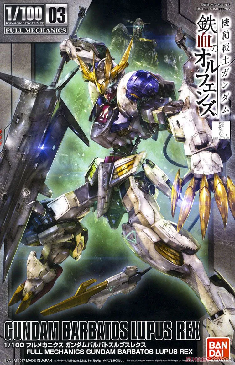 Bandai Gundam полная механика Gundam Barbatos волчанка Рекс Сборная модель наборы фигурки пластмассовые игрушечные модели