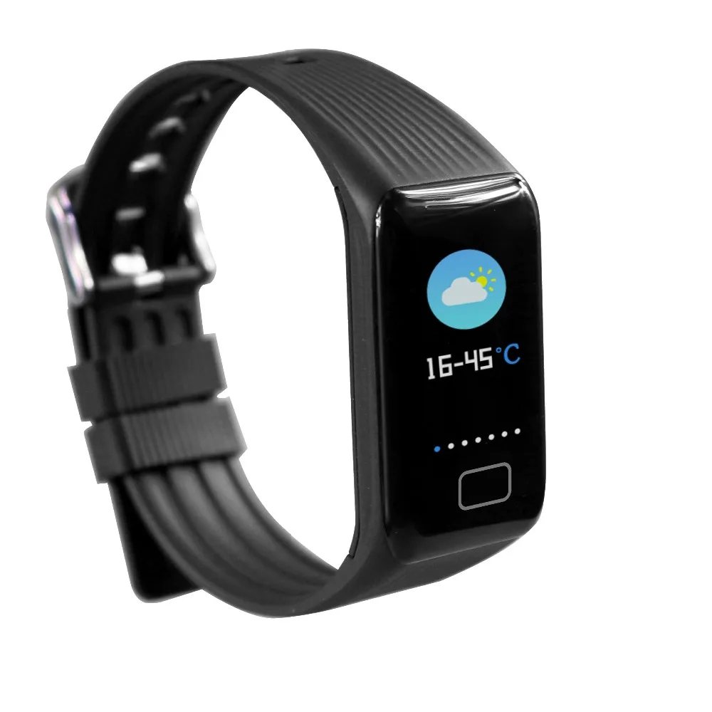 Hembeer H1 Plus смарт браслет часы монитор сердечного ритма секундомер кровяное