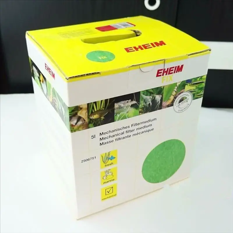 Германия EHEIM зеленый десен Biofitration волокно фильтр материал для аквариума 1L/5L культивировать нитрификации бактерий