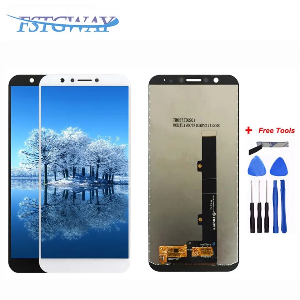 

Black/White For General mobile GM 8 GM8 LCD Display and Touch Screen Assembly Repair Parts With Tools+ Adhesive