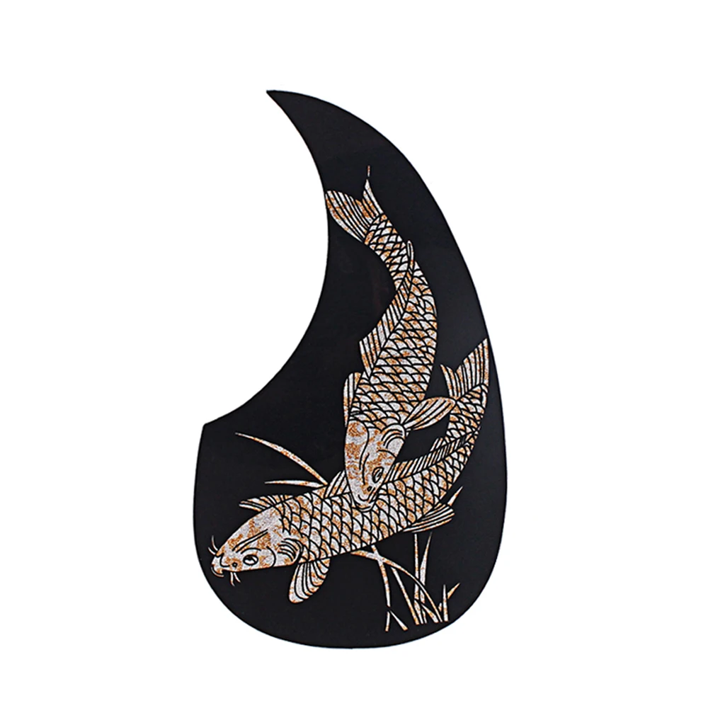 1pc Folk Acoustic Guitar Pickguard Anti-scratch Plate Self-adhesive Pick Guard Sticker Gifts Guitar Pretty Decoration