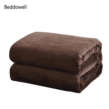 

230gsm/300gsm 6 Size Super Soft Coral Fleece Blanket Solid Color Sofa Cover Mink Throw Winter Sheet Fluffy Warm Plaid Blanket