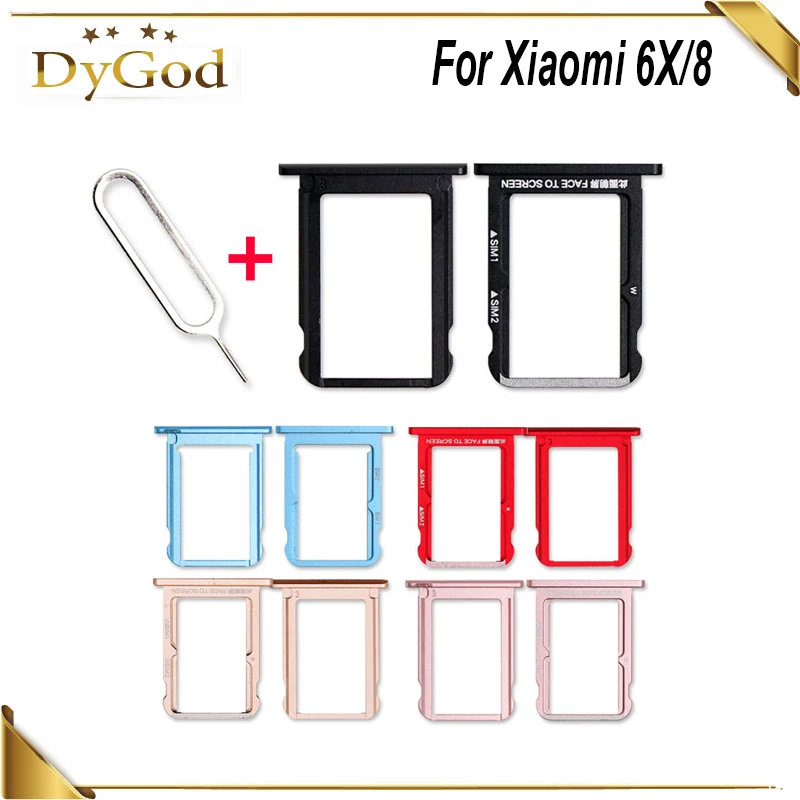 DyGod для Xiaomi 6x/8 лоток sim карты Слот держатель адаптер ремонтные аксессуары с