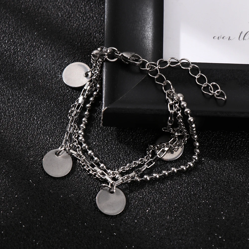 Новое поступление для мужчин/женщин Подарки для пары 1 шт. панк модный титановый браслет из нержавеющей стали хип-хоп ювелирные изделия 6 стилей на выбор