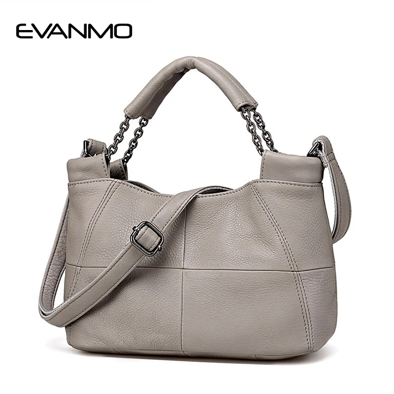 Best Special Offer New Bucket Quality Genuine Leather Women Handbags 2018 Brand Tote Bag Plaid ...