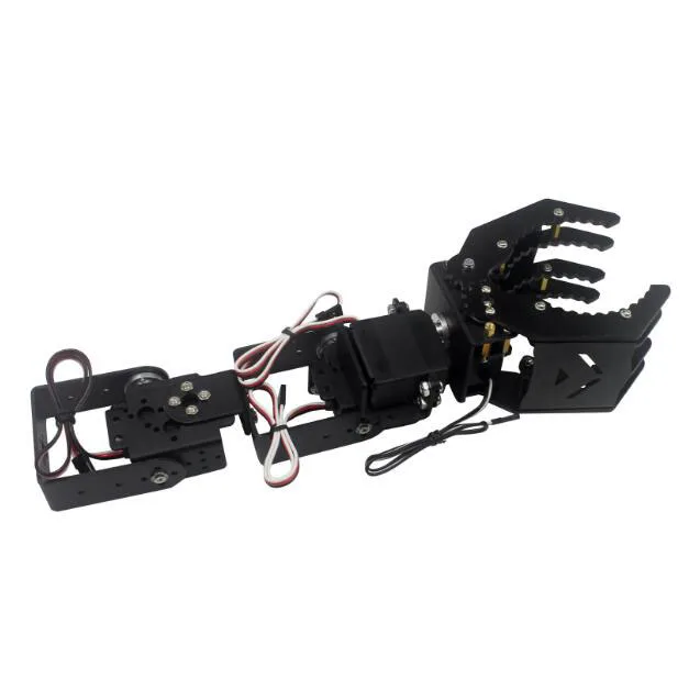 Free Shipping 1 Set DIY Racing Robot Arm 500g Mechanical Arm With Hand Paw LD-1501MG LDX-335 Digital Servo Set Spare Parts Free Shipping 1 Set DIY Racing Robot Arm 500g Mechanical Arm With Hand Paw LD-1501MG LDX-335 Digital Servo Set Spare Parts