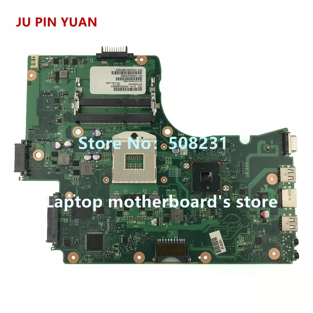 JU PIN юаней V000225000 плата для Toshiba Satellite C650 C655 материнская плата для ноутбука 6050A2355202-MB-A03-T1