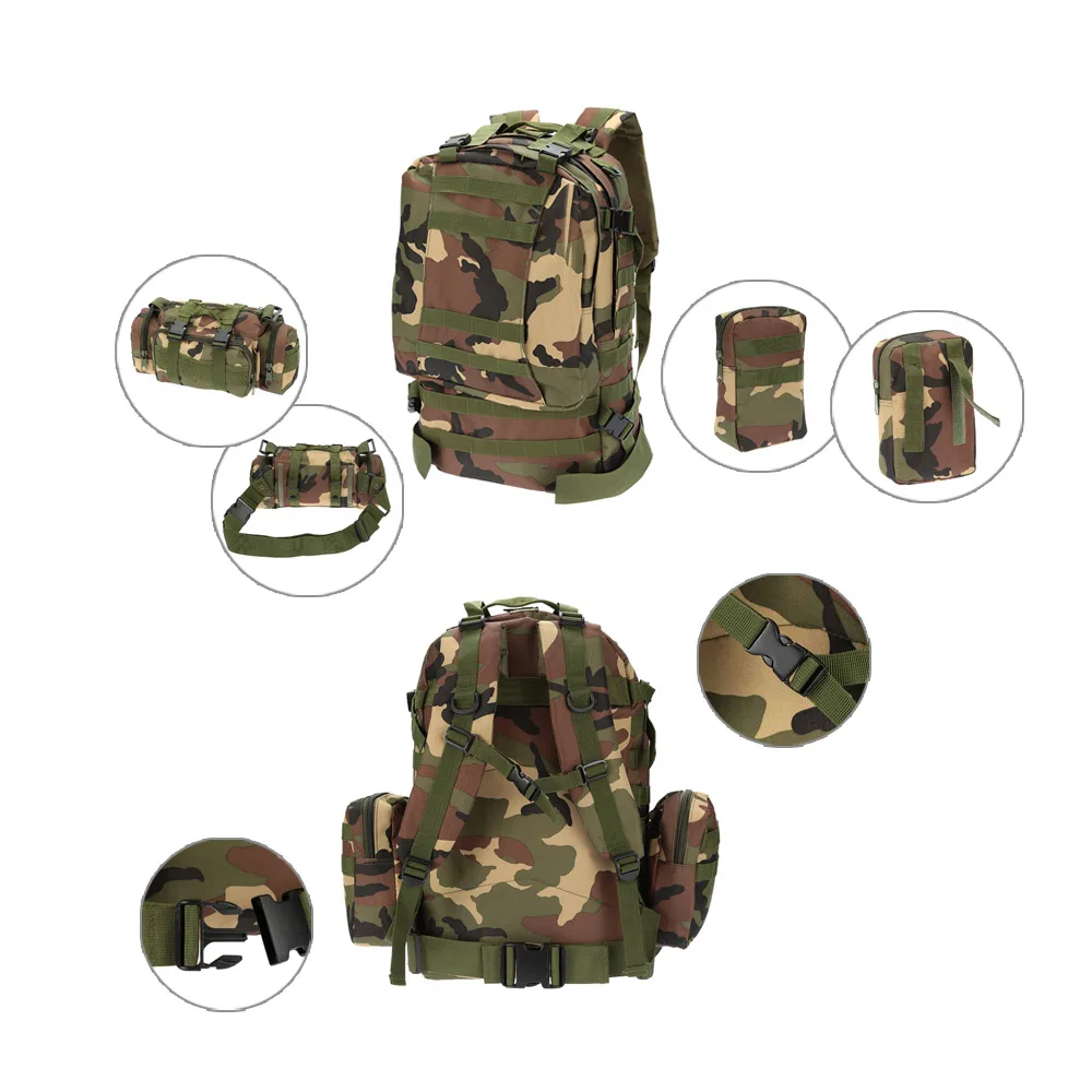 “ Saco de Escalada Tático Molle Mochila à Prova