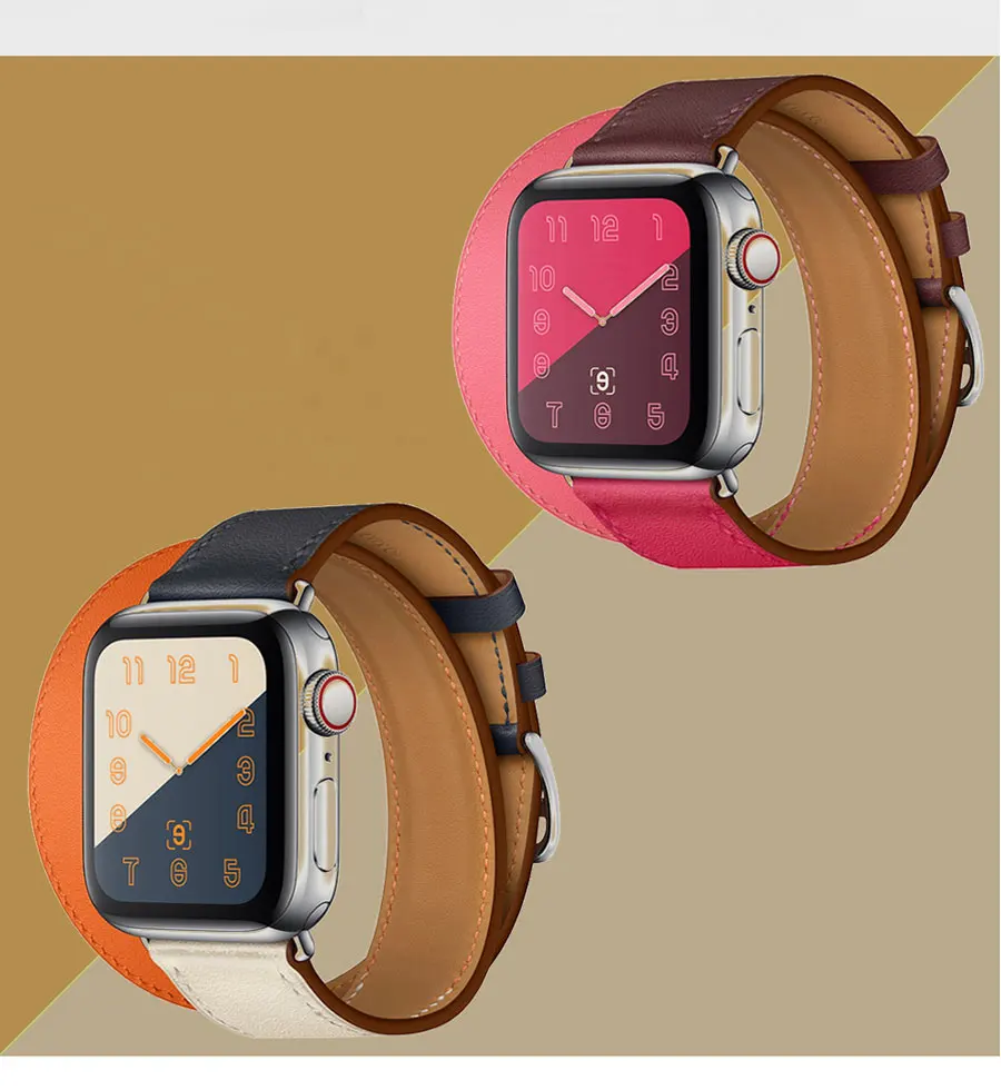 Lerxiuer ремешок для apple watch Band 4 3 42 мм 44 мм iwatch band 42 мм 38 мм Натуральная кожа одиночный походный браслет ремешок для часов