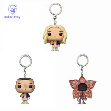 Keychain DEMOGORGON e Onze coisas estranhas com eggos Brinquedos Action Figure Collectible Modelo Bonecos de Vinil Chaveiro Presente Das Crianças