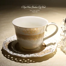 Afternoon Tea Cup Saucer Set Coffee Cup French Luxury Classic European Coffee Cup & Saucer Set Milk Cup Coffee Drinking Sets