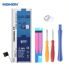 Original NOHON Battery For iPhone 5S 5GS For iPhone5S Bateria Rechargeable Batterie 1560mAh Batteria Free Tools